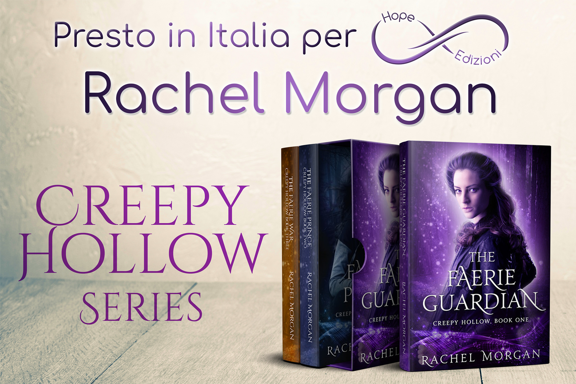 Presto in Italia… Rachel Morgan!