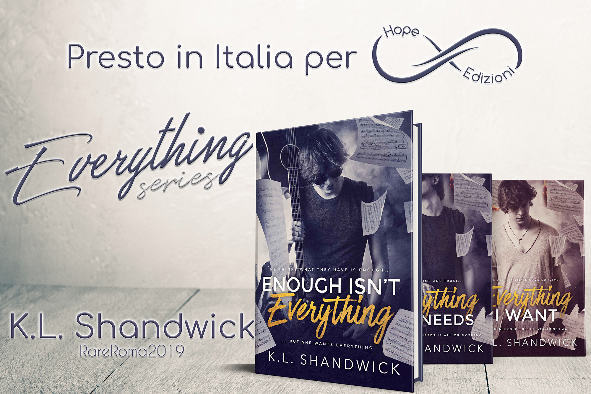 Presto in Italia… K.L. Shandwick!