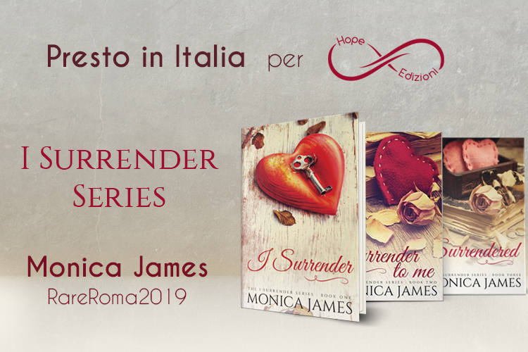 Presto in Italia… Monica James!