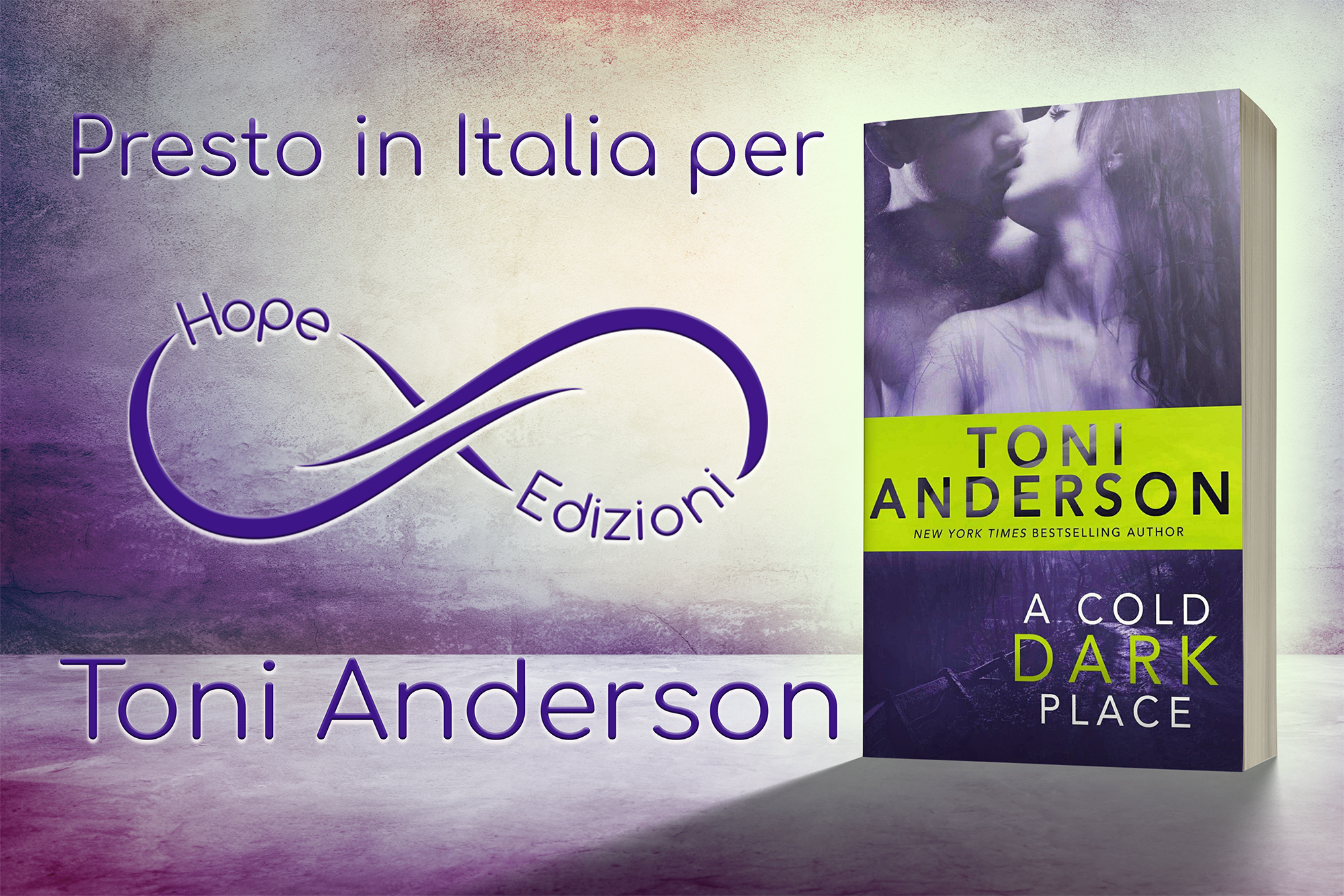 Presto in Italia… Toni Anderson!