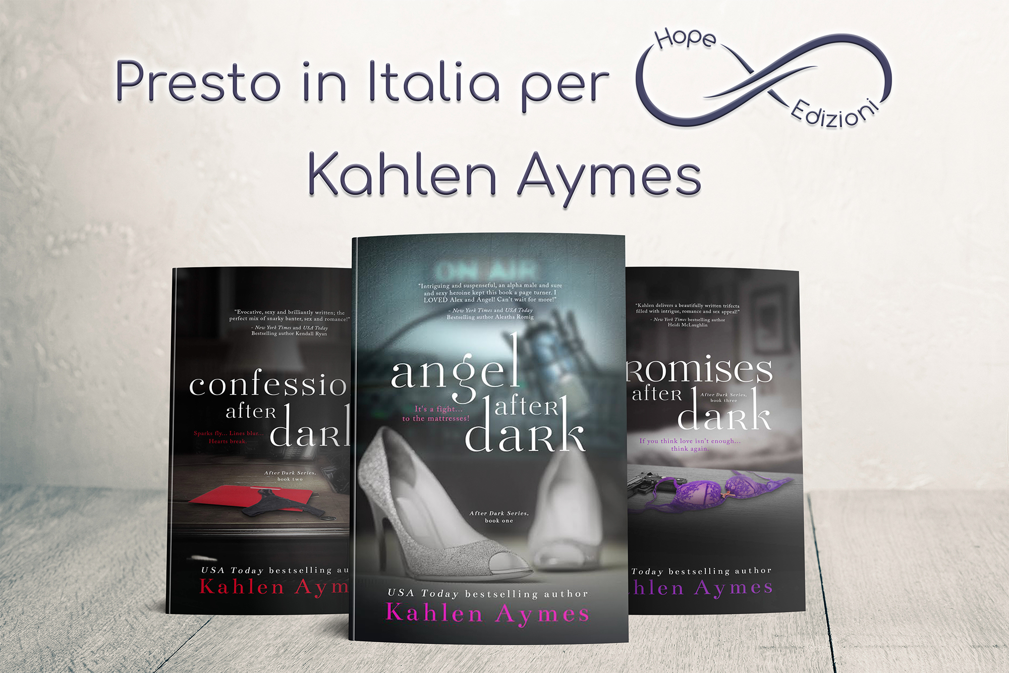 Presto in Italia… Kahlen Aymes!