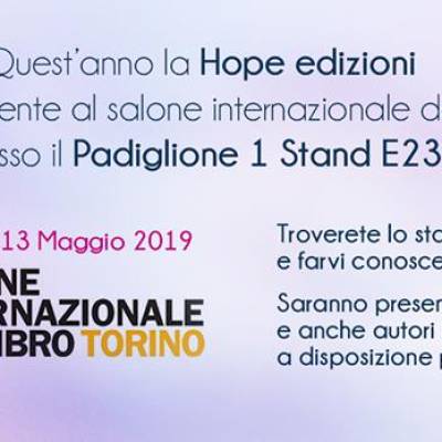 Venite a trovarci al Salone di Torino… Vi aspettiamo!