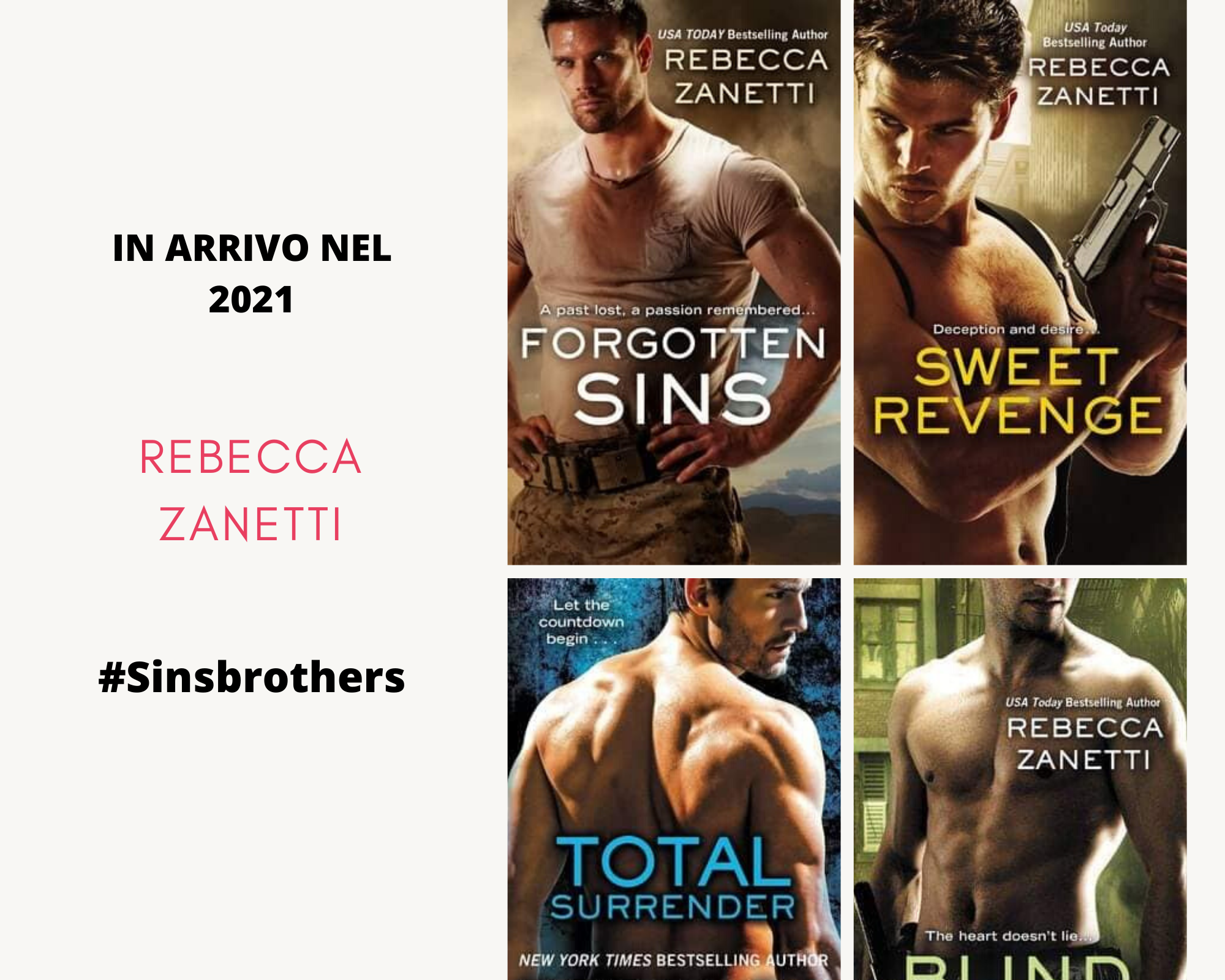 Presto in Italia… Rebecca Zanetti