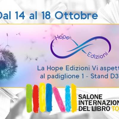 Venite a trovarci al Salone di Torino… Vi aspettiamo!