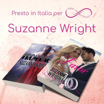 Arriva in Italia… Suzanne Wright!